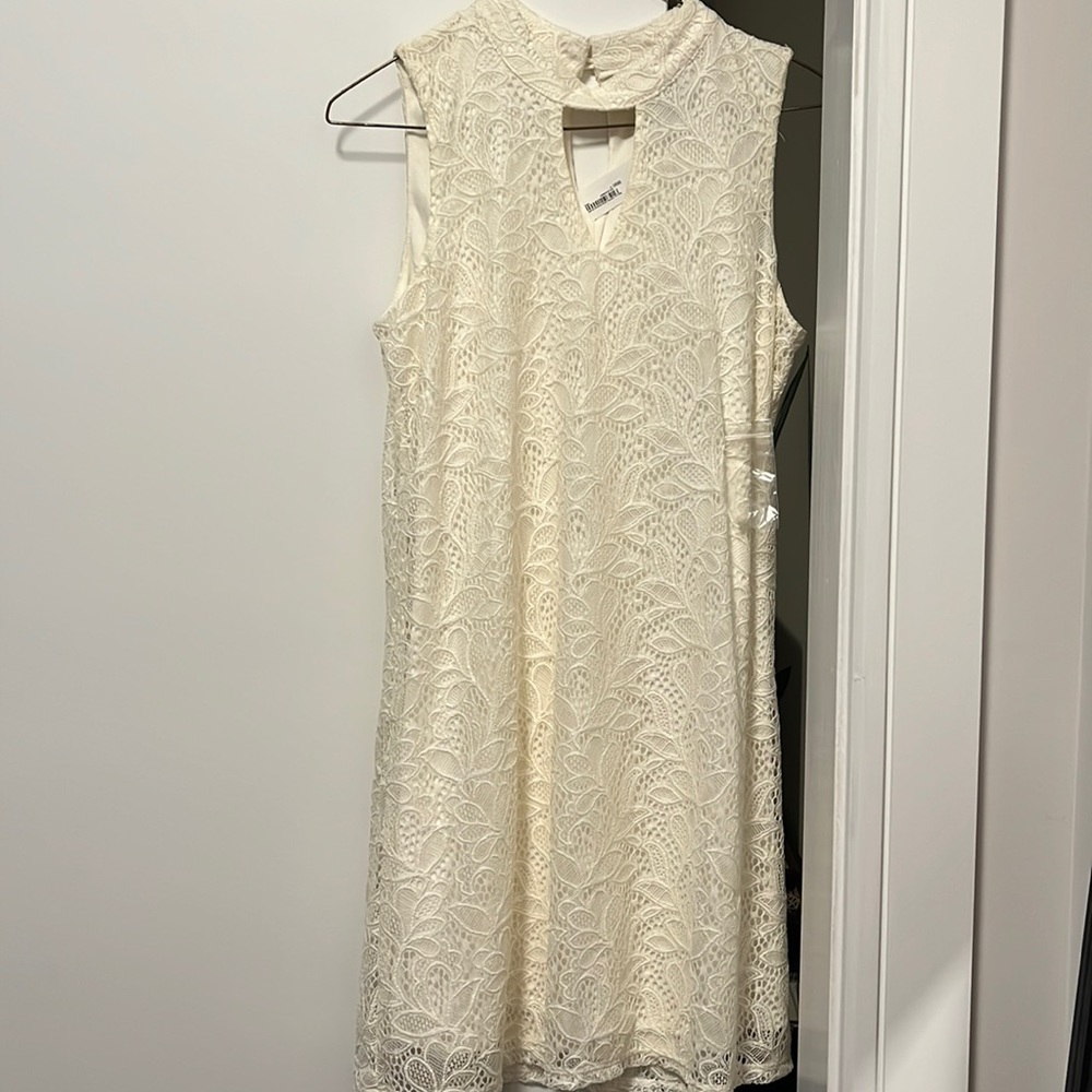 Ivory Charming Charlie Dress - Size medium